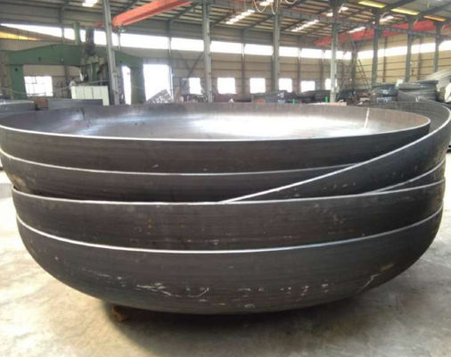 Sıcak şekillendirilmiş ve kaplanmış düz tabaklı baş 400 mm boyutunda