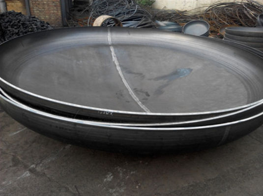 Düz ASME Döşenmiş baş Boyutları Nikel alaşımları 500 mm çapı