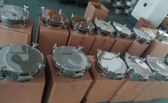 Su tankı basınçlı kapı kapakları 16 mm kalınlığında paslanmaz çelik