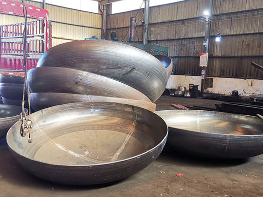 6 mm kalınlığındaki yarı küresel tank başlıkları özelleştirilebilir kanatlı ve tabaklı seçeneklerle