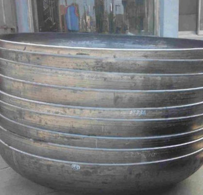 Küresel Karbon Çelik Oval Baş Mühürü Paslanmaz Çelik Baş Boru Kapağı