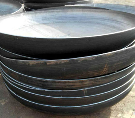 LN2 Q235 Tank Flat Dished Head Coating Carbon Steel 89mm 100mm