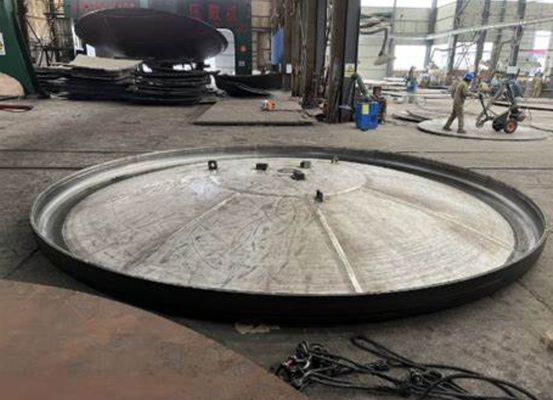 Propan tankı tabak sonu paslanmaz çelik tabak başı 400mm Boyutlar