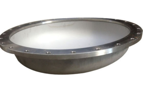 Paslanmaz çelik Flanged Dish başları Flat Dish şekli ile Tapered Kenar