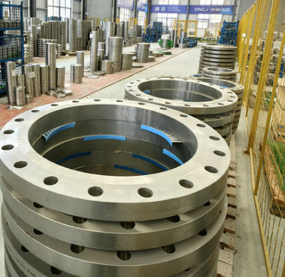 Tanklar için hassas Flanged Dished Başları Karbon Çelik Özel