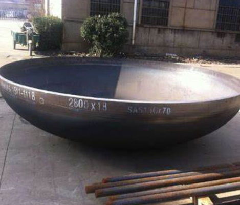 6mm Sıcak Formasyon Eliptik Tabaklı Baş / Düz Tabaklı Baş Hafif Çelik Sonu
