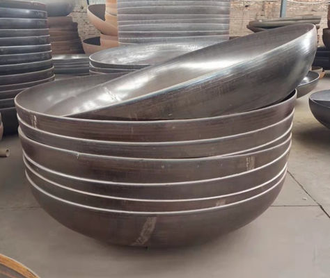 Sıcak şekillendirilmiş ve kaplanmış düz tabaklı baş 400 mm boyutunda