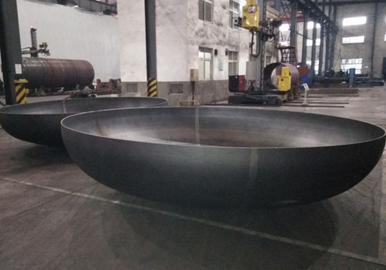 Özel Karbon Çelik Tabak Başları Üretici Küresel / Oval Tipi