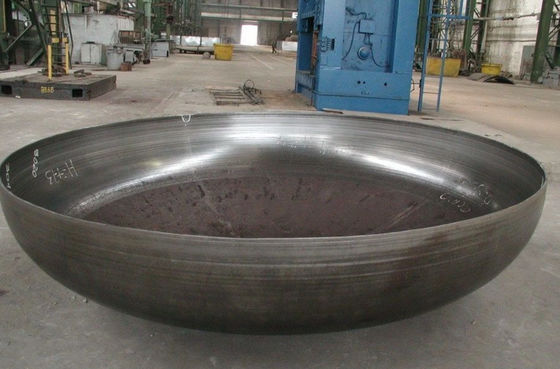 Karbon çelik ellipsoidal tabak başı basınçlı kap için 200mm çapı